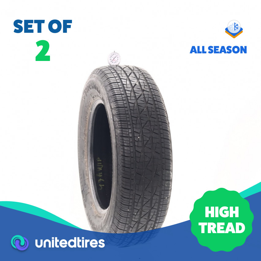 Set of (2) Used 205/70R16 Firestone Destination LE3 97H – 8.5/32