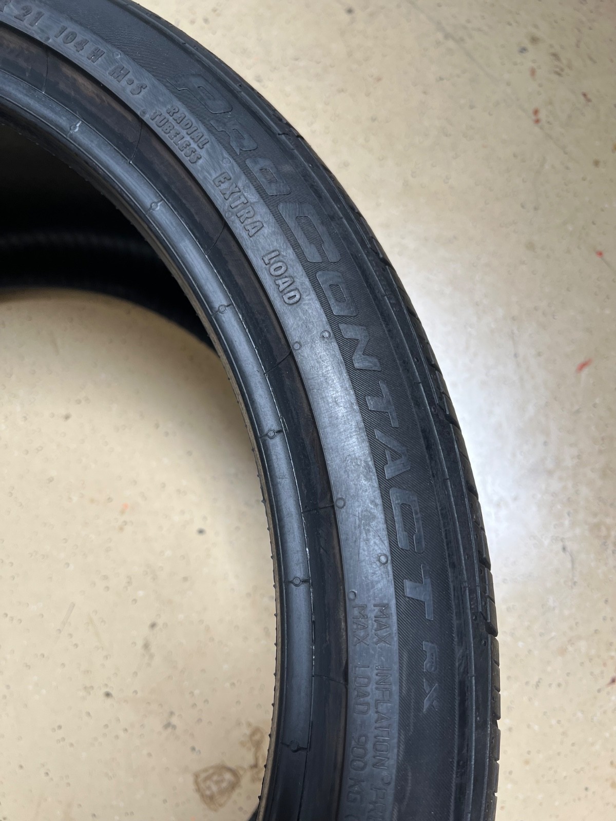 1 – NO REPAIRS 305/30R21 XL (104H) Continental ProContact RX (NF0) – 7131