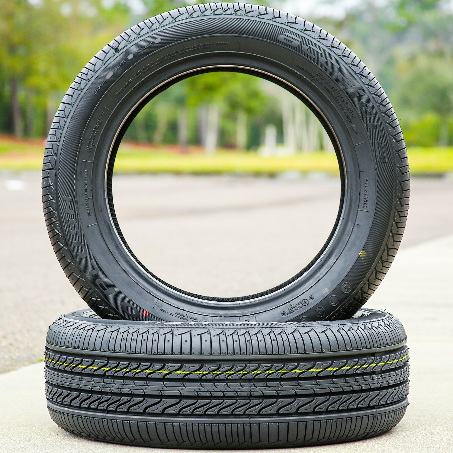 2 Tires Accelera Eco Plush 165/60R15 82H XL A/S All Season