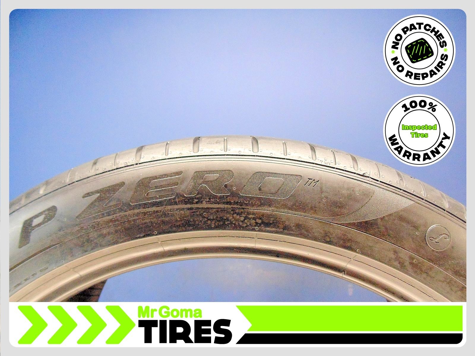2 PIRELLI P ZERO TM PZ4 L XL 325/35ZR22 USED TIRES 6.7/32 TREAD NO PATCH 3253522