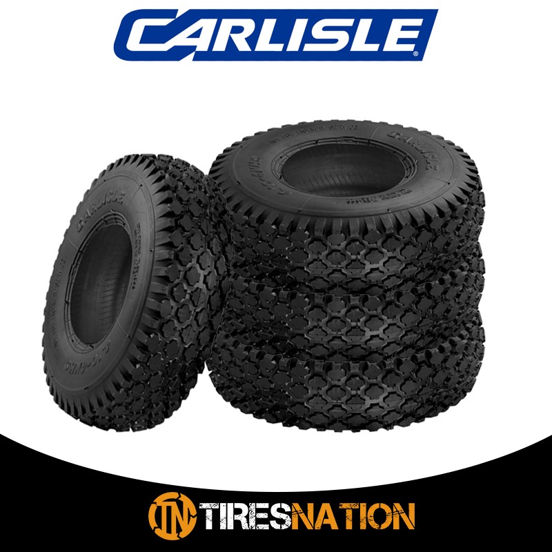 (1) New Carlisle Stud 4.80/4.00-8/2 Tires