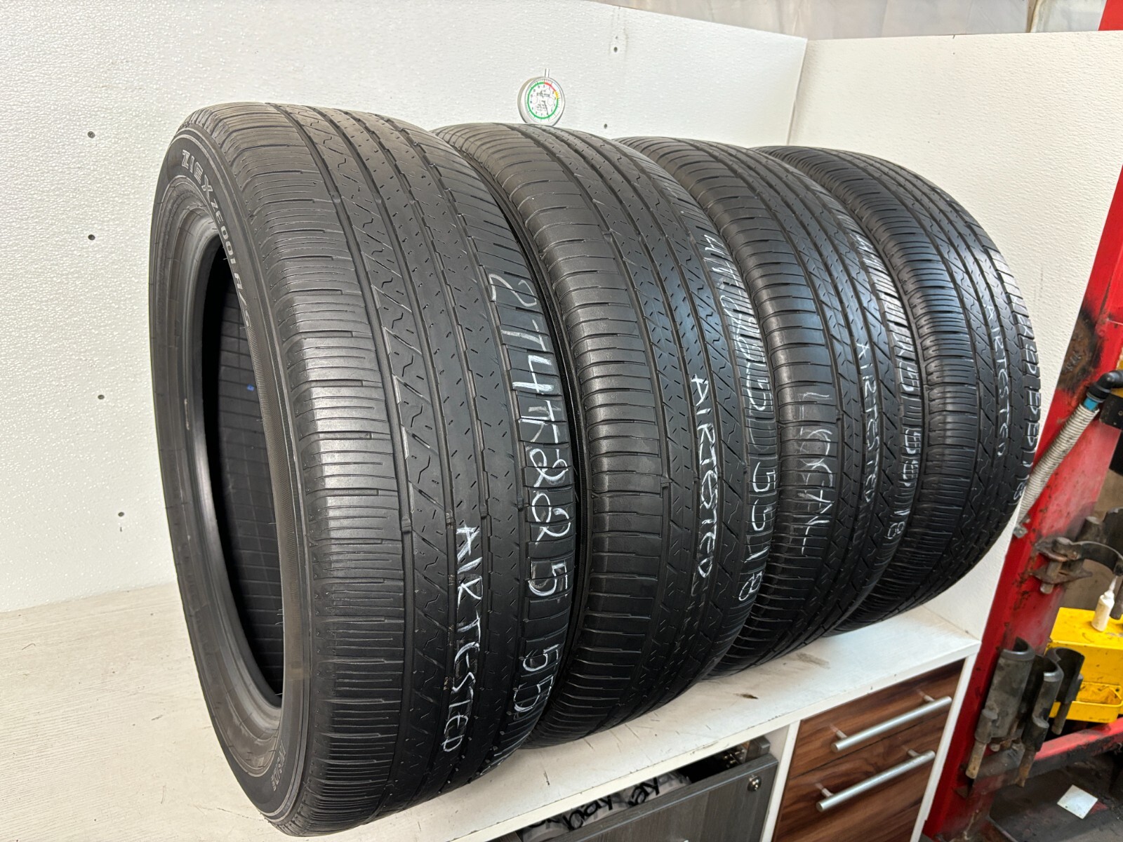 NO SHIPPING ONLY LOCAL PICK UP Set 4 Tires 225 55 18 Falken All Season Ziex ZE00