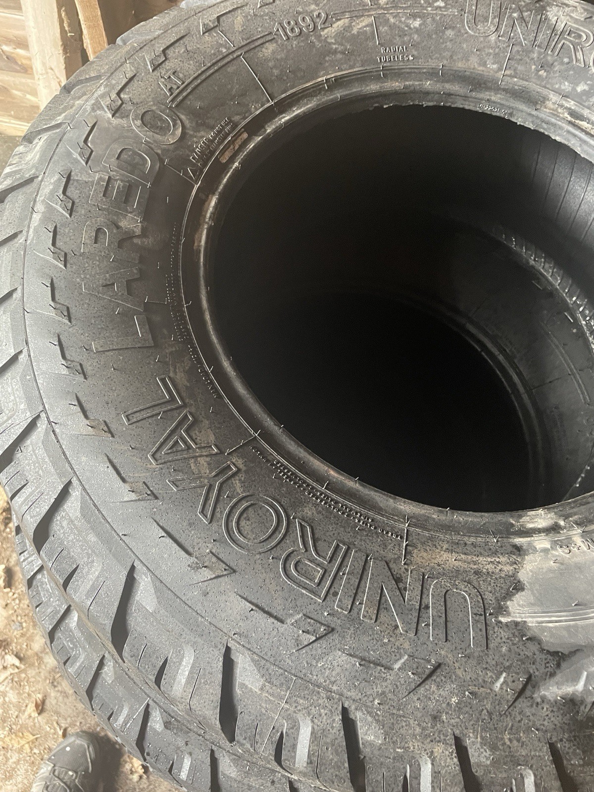 Set of 4 Uniroyal Laredo A/T Tires (265/70R16) – Local Pickup Only