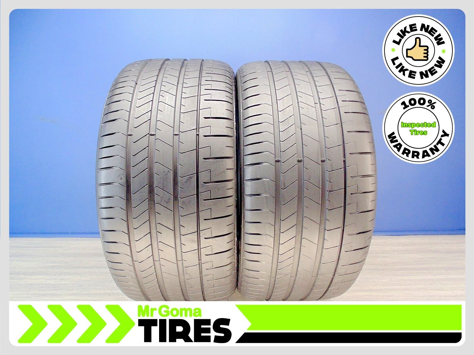 2 PIRELLI P ZERO TM PZ4 II XL 315/30R22 USED TIRES 7.6/32 TREAD 107Y 3153022