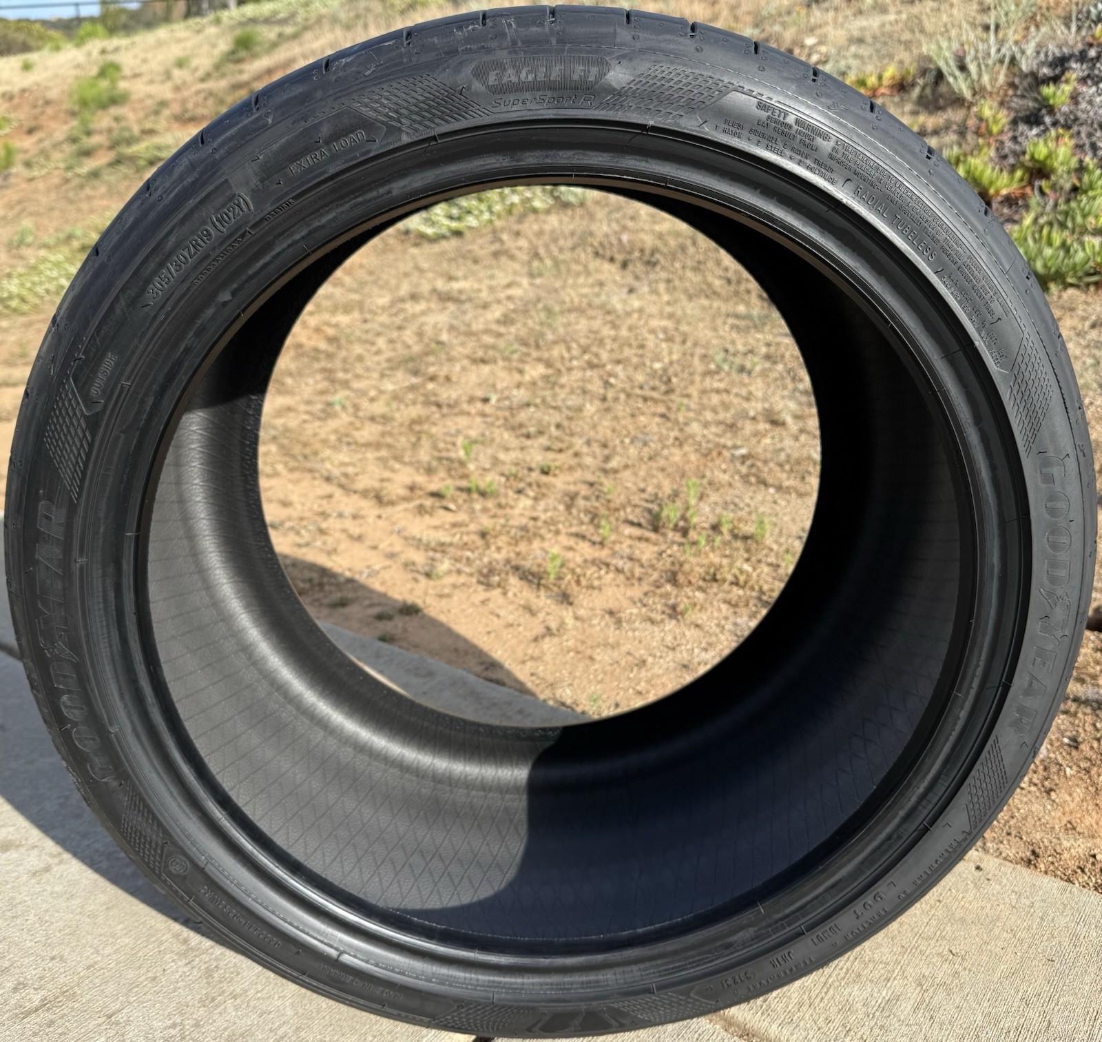 TWO BRAND NEW 305/30ZR19 Goodyear Eagle F1 Supercar 3R Tires Like Michelin Cup 2