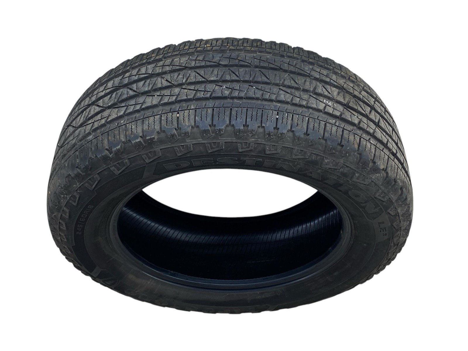 (C) FIRESTONE DESTINATION LE2 245/60R18 105H TIRE TREAD 7/32NDS DATECODE 0321