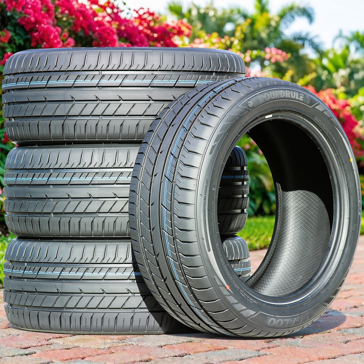 4 Roundrule Migaloo 295/45R20 ZR 110W All Weather High Performance Tires