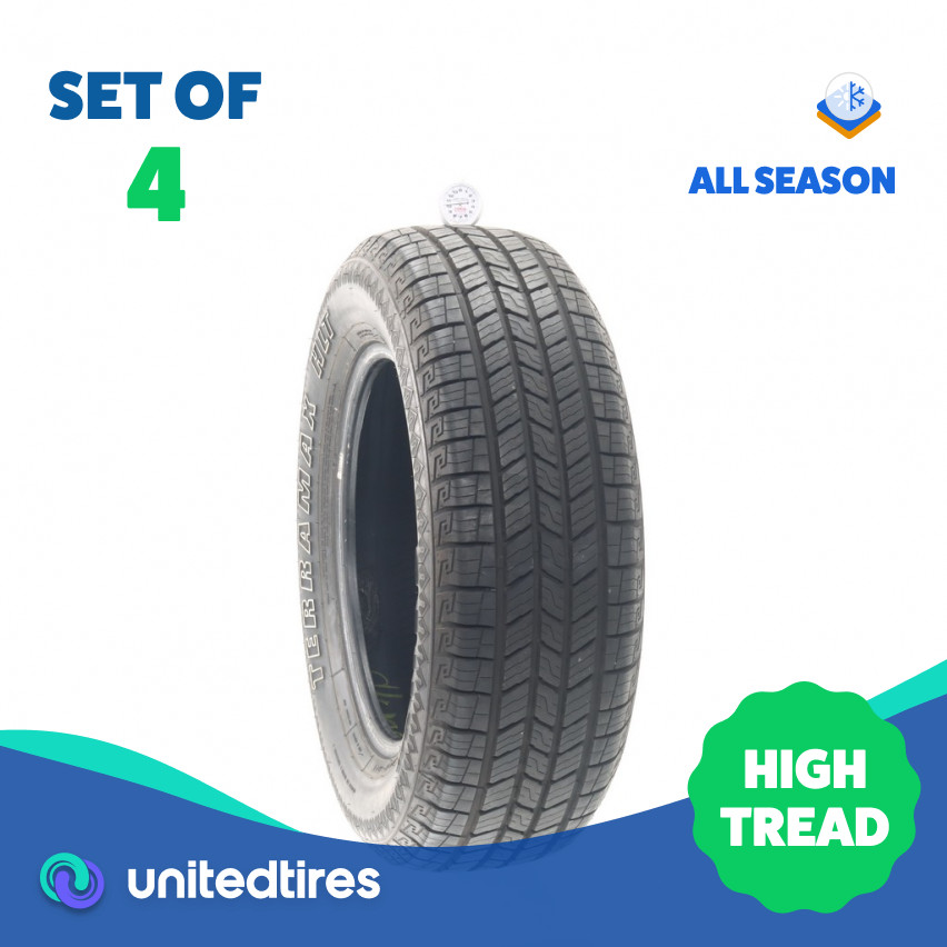 Set of (4) Used 235/65R17 Sailun Terramax HLT 104T – 10/32