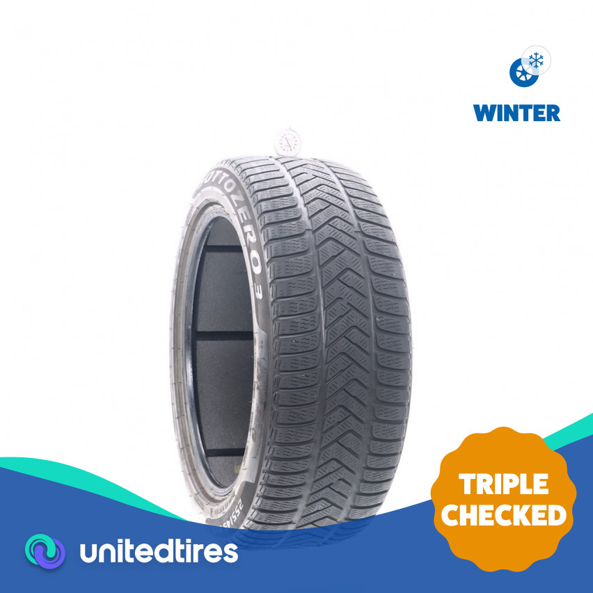 Used 255/45R19 Pirelli Winter Sottozero 3 TO ELECT PNCS 104W – 5.5/32 (129ZJ)