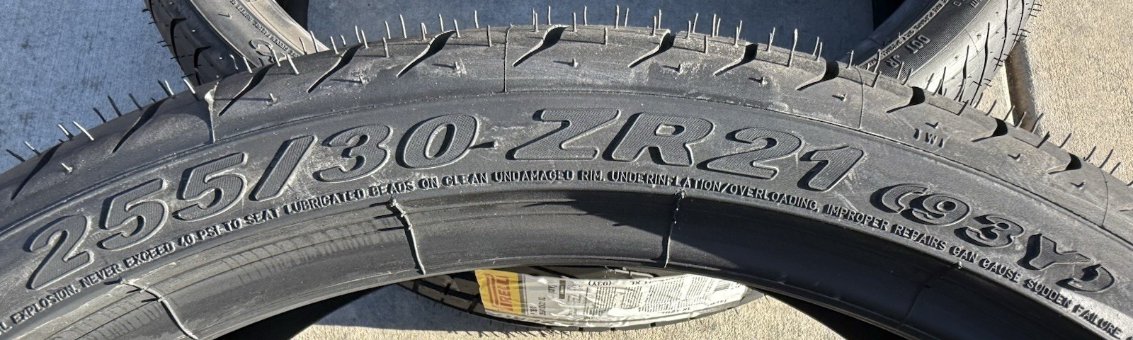 4X NEW Pirelli P Zero Tires 2X 255/30ZR21 & 2X 335/25ZR22 Ferrari Lambo Porsche