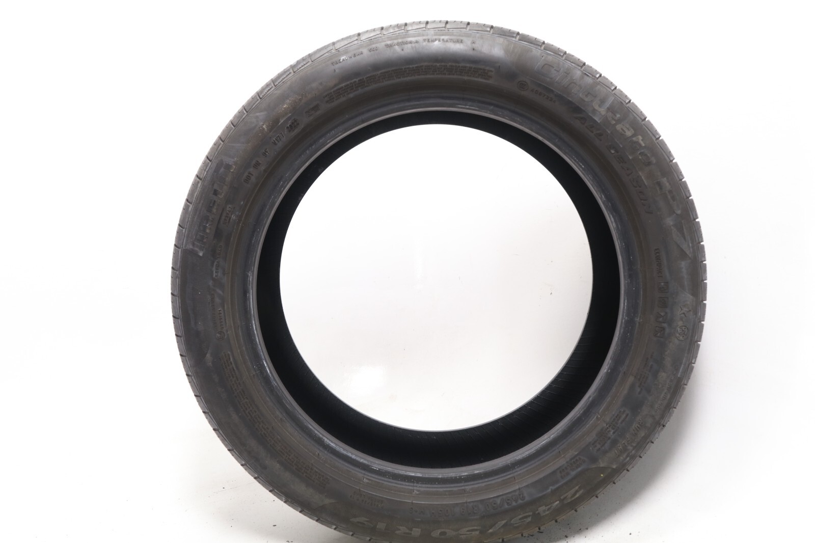 Set of 4 Used 245/50R19 Pirelli Cinturato P7 All Season Run Flat – 105H – 7-8/32