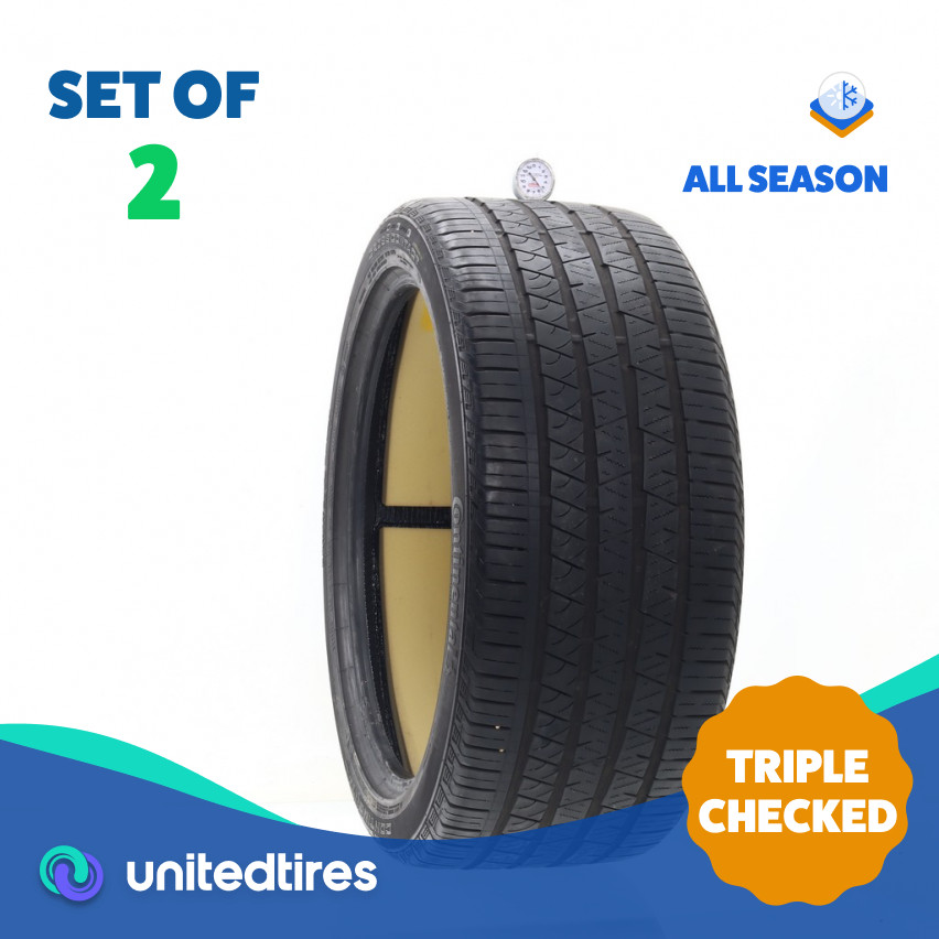 Set of (2) Used 285/40R22 Continental CrossContact LX Sport LR (P6B5)