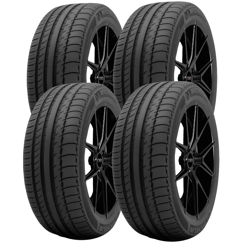 (QTY 4) 295/35R21 Michelin Latitude Sport 107Y XL Black Wall Tires