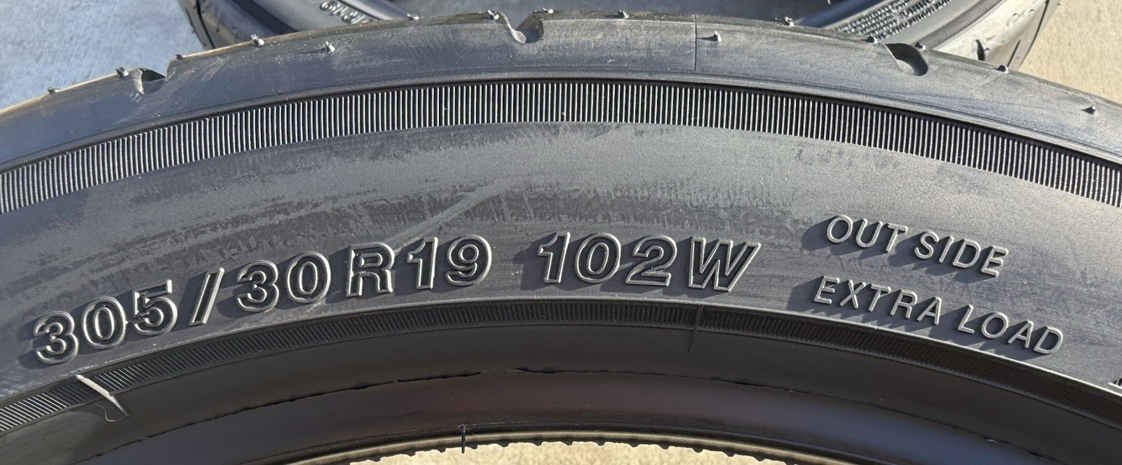 Set of TWO BRAND NEW 305/30R19 103W Yokohama ADVAN NEOVA AD09 Tires 3053019
