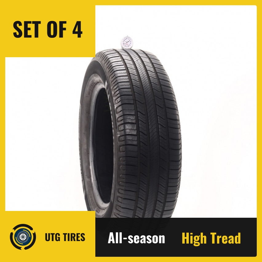 Set of (4) Used 235/65R18 Michelin Defender 2 106H – 9.5-10.5/32
