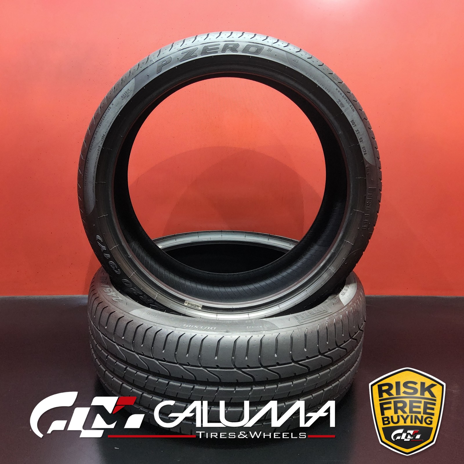 Set of 2 Tires Pirelli P Zero (N1) 245/35ZR20 245/35/20 2453520 91Y #95637