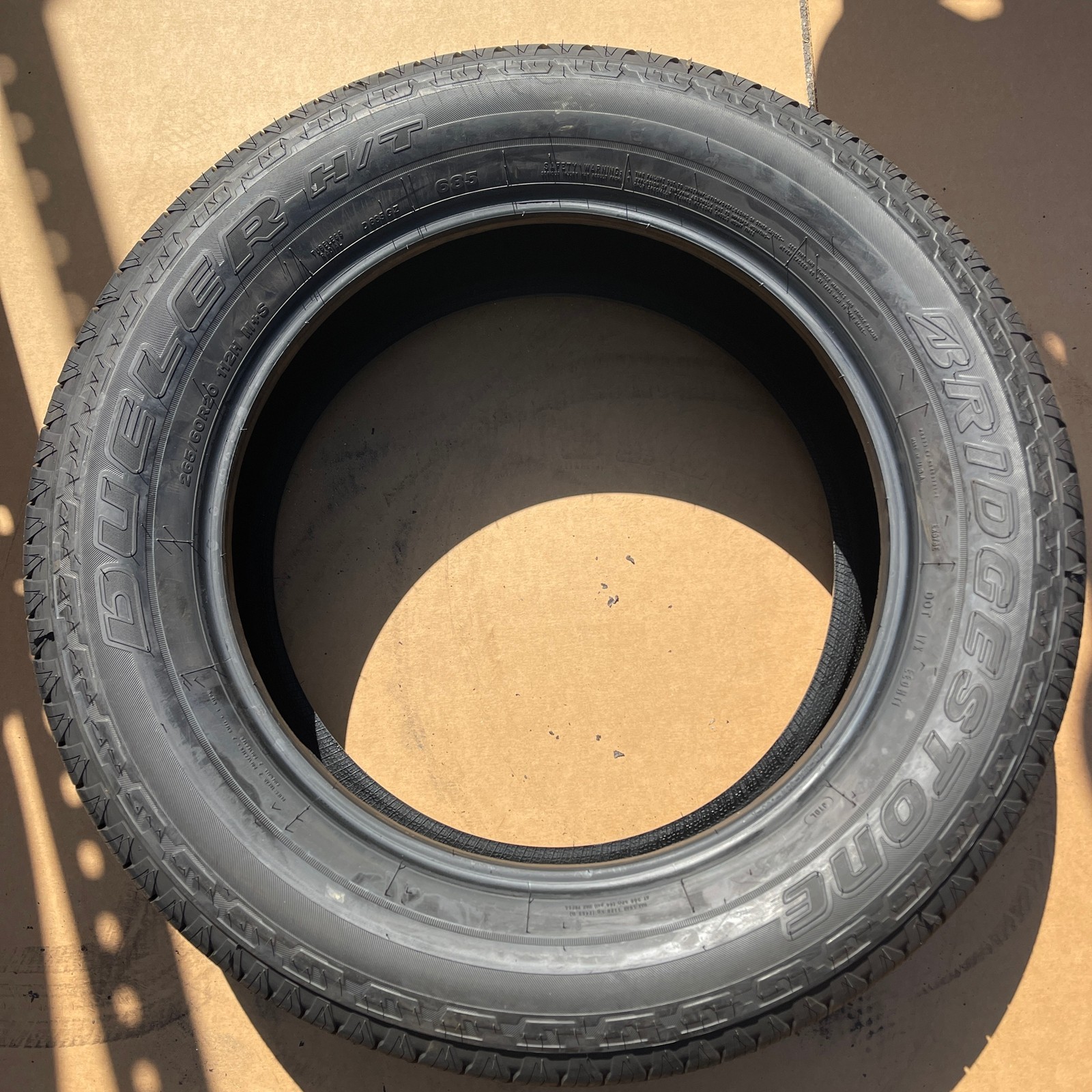 Takeoff Bridgestone Dueler H/T Set of 4 265/60R20 112H Tire 2656020 265 60 20