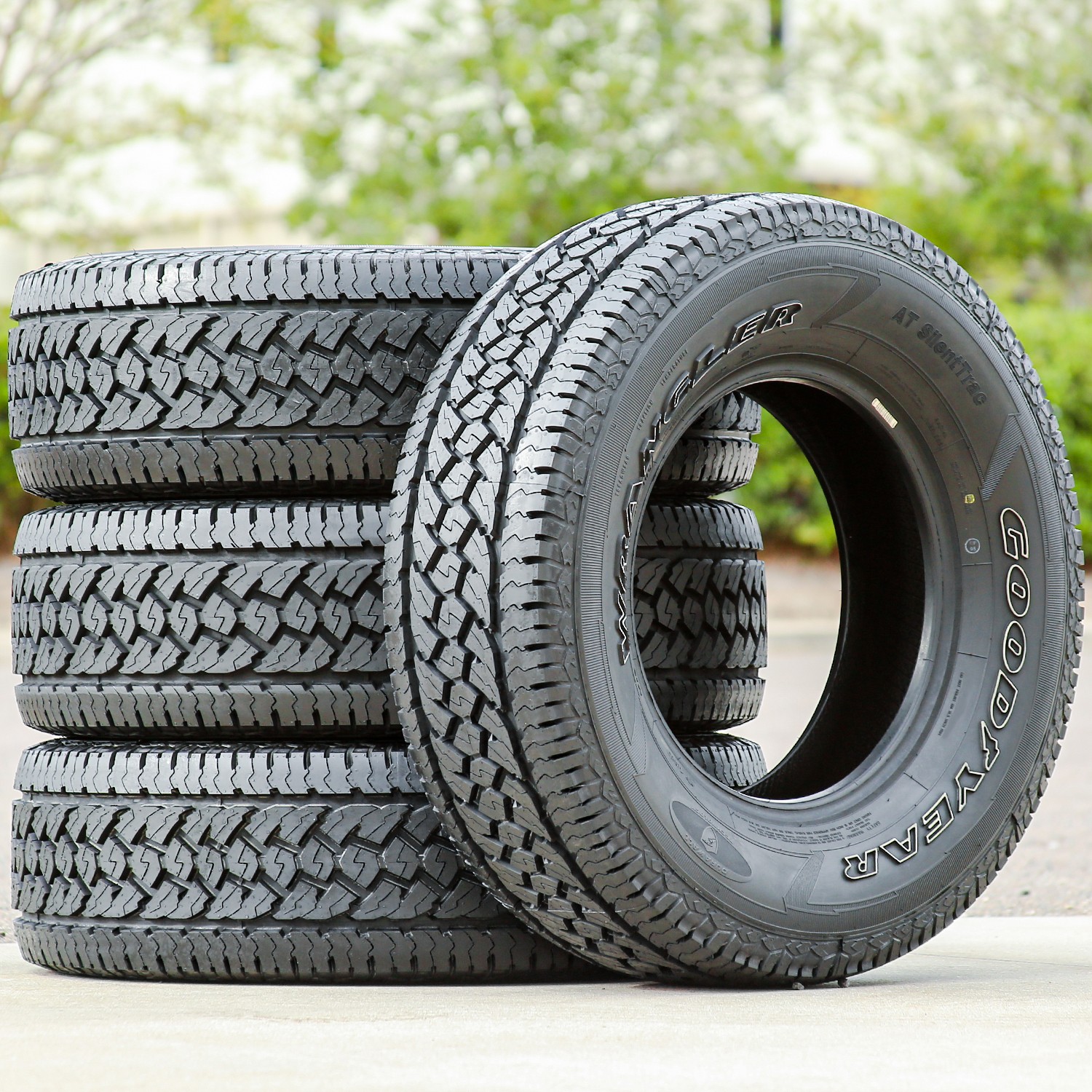 4 Tires Goodyear Wrangler AT SilentTrac LT 31X10.50R15 Load C 6 Ply All Terrain