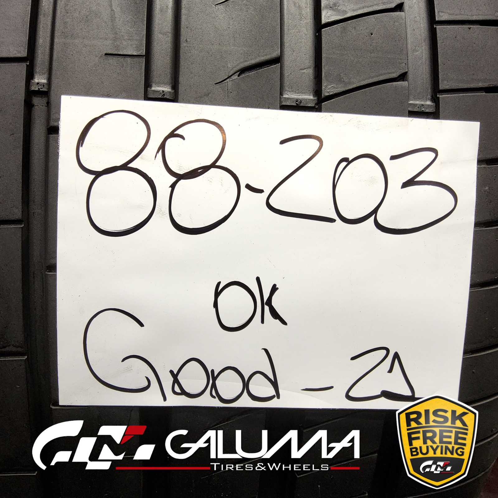 Set of 2 Tires LikeNEW Goodyear Eagle F1 Asymmetric 3 305/30ZR21 305/30/21 88203