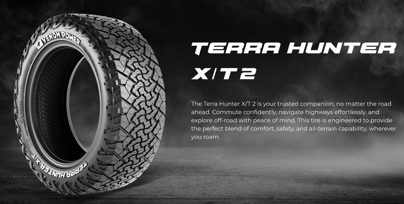 4 NEW 245/70R16 VENOM TERRA HUNTER XT2 111T RWL MUD TIRES