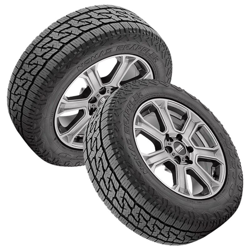 2 Nitto Nomad Grappler 275/55R20 117H All Terrain Truck Tires ( Take Off )