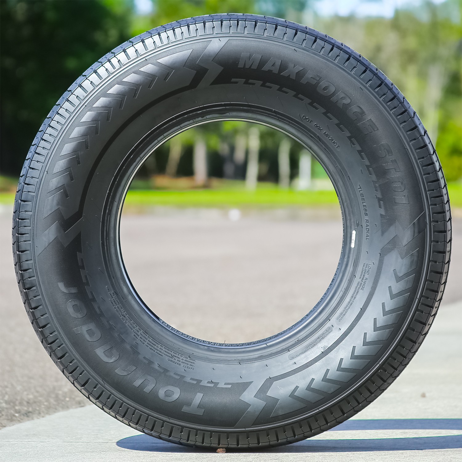 2 Tires Tourador MaxForce ST01 Semi-Steel ST 205/75R14 Load D 8 Ply Trailer