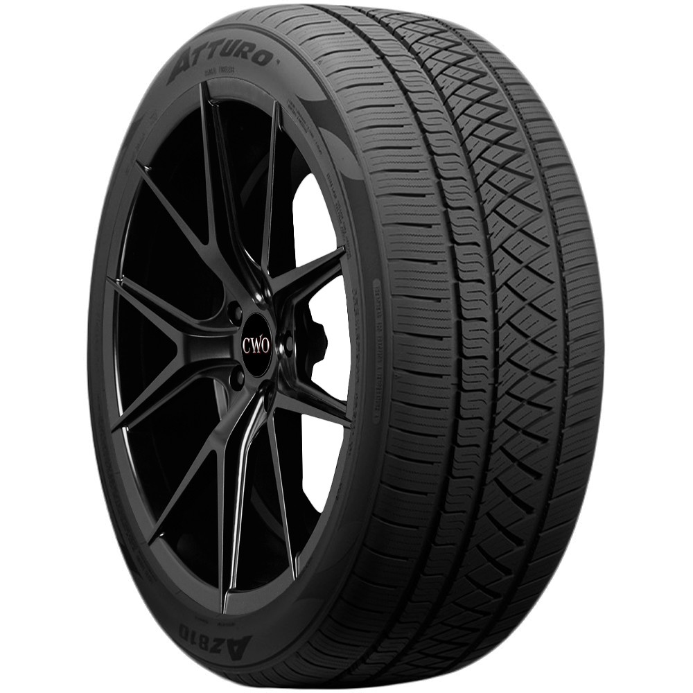 (QTY 4) 295/40R24 Atturo AZ810 114V XL Black Wall Tires