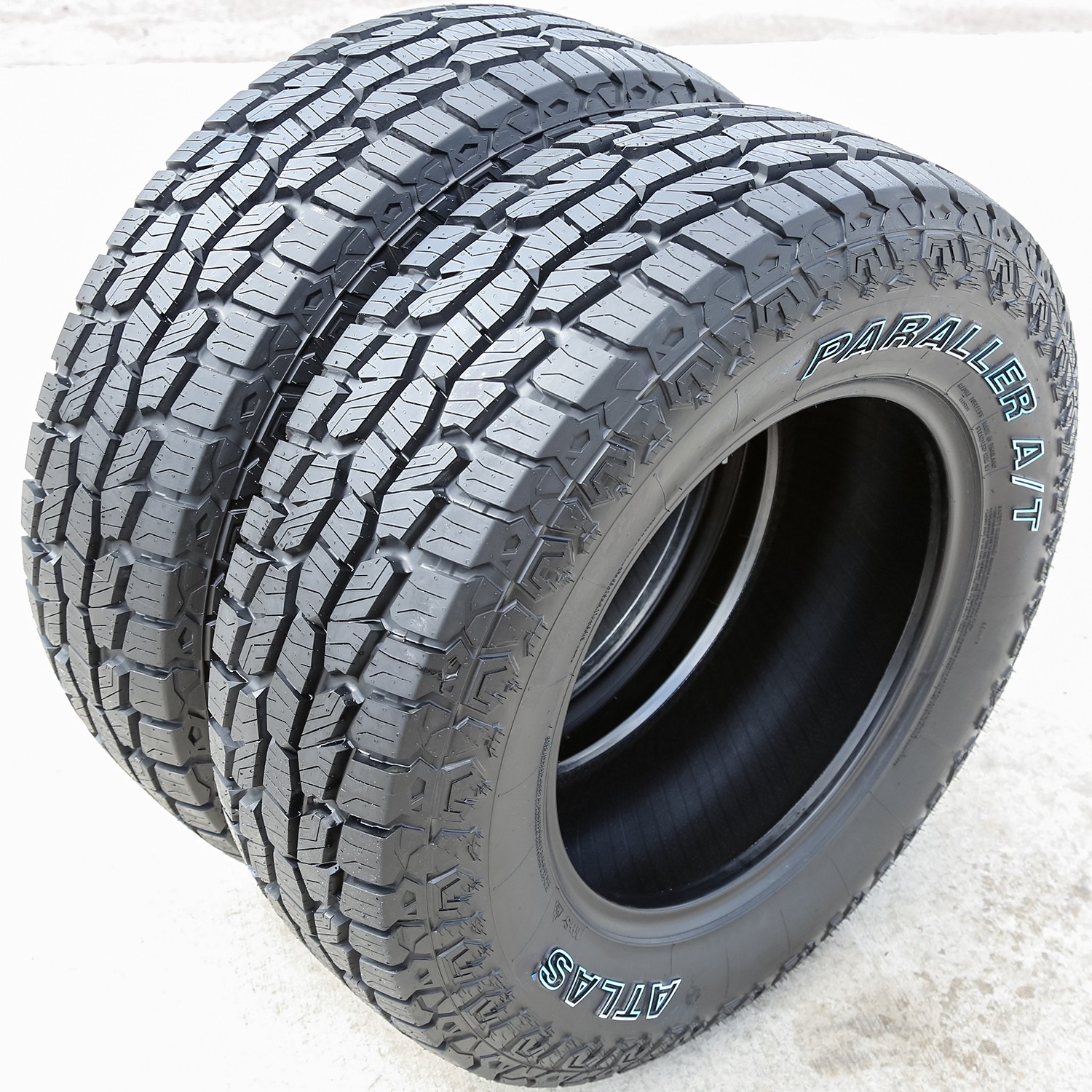 2 Atlas Tire Paraller A/T 305/70R16 124/121R E 10 Ply (OWL) 55k Mi Warranty