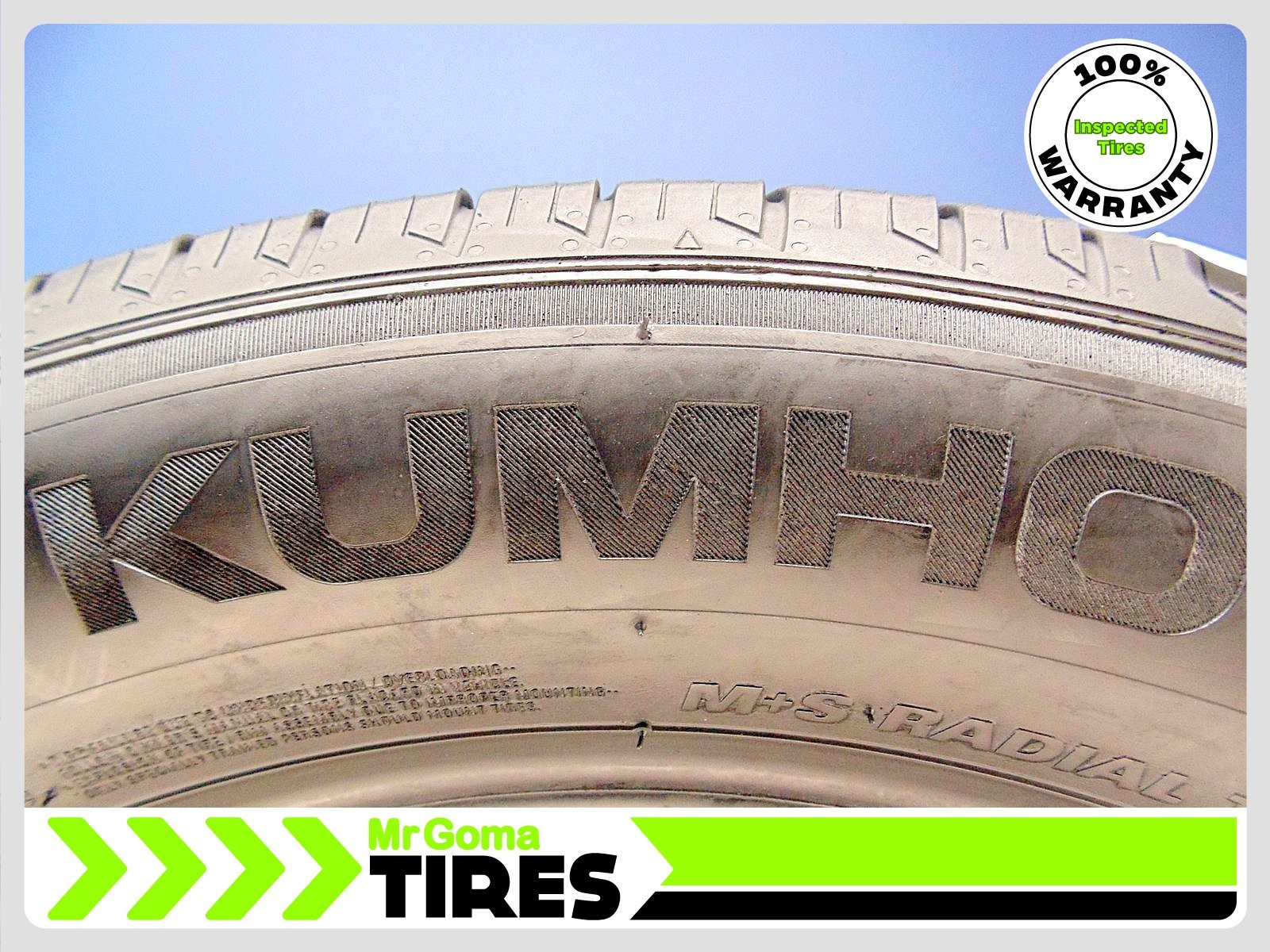 1 KUMHO SOLUS TA51A 225/55R18 USED TIRE 8.0/32 TREAD 98H 225/55/18 2255518