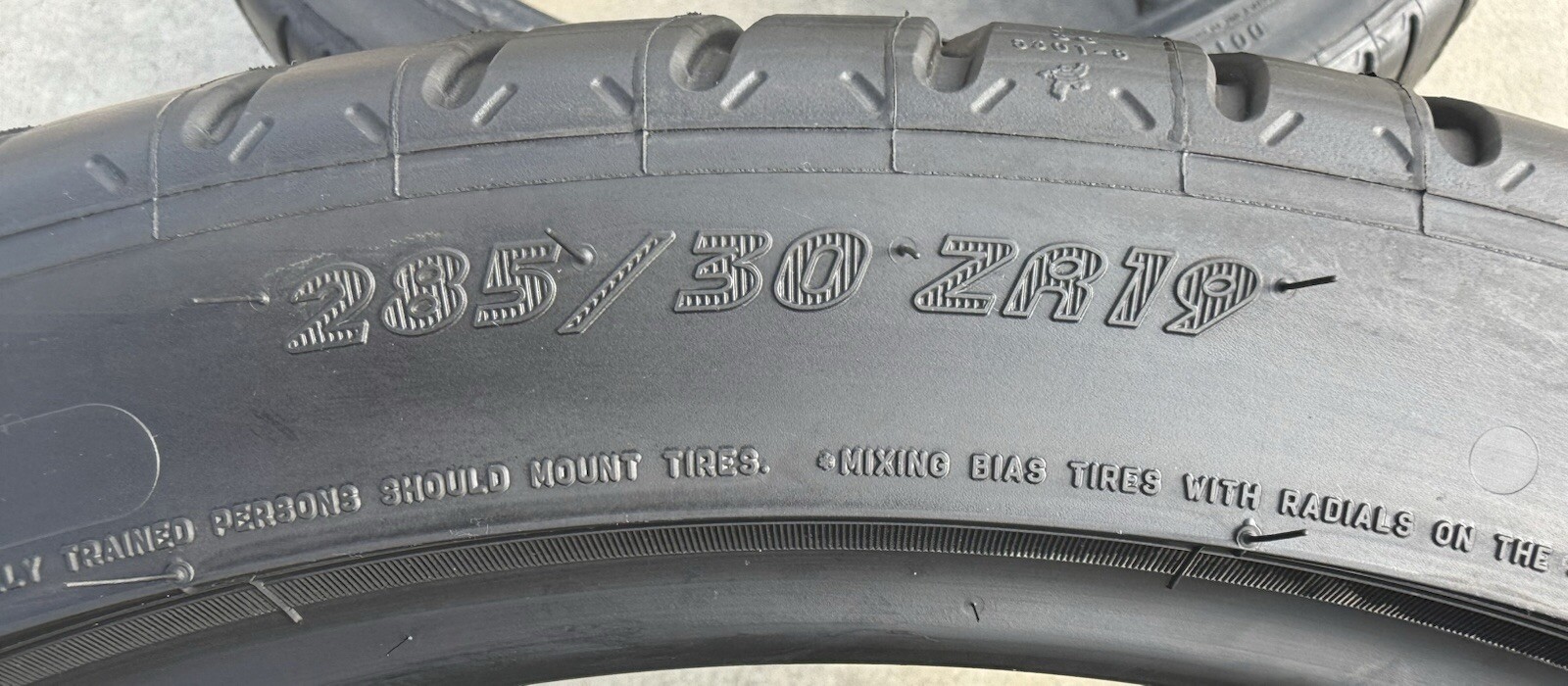 TWO BRAND NEW 285/30ZR19 98Y Michelin Pilot Sport A/S3+ All Season 3 Plus Tires