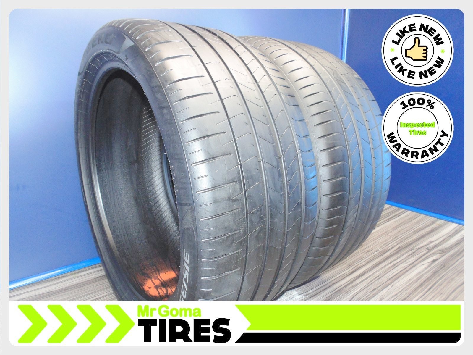 2 PIRELLI P ZERO TM PZ4 KS RFT RSC XL 315/35R22 111Y 7.7/32 AVG Run flat