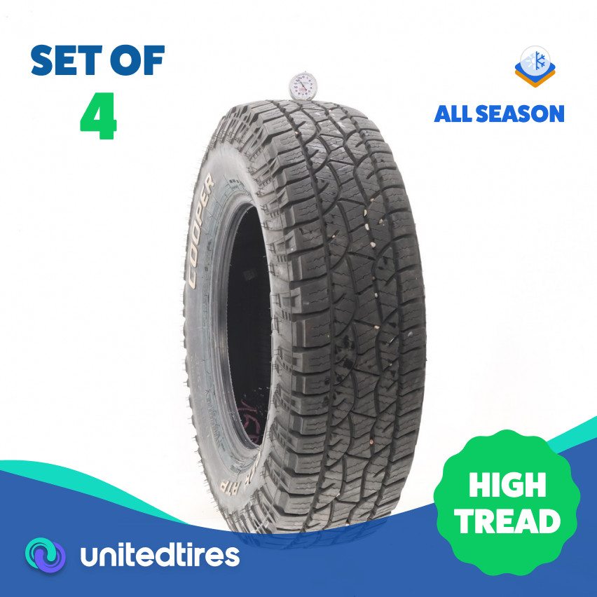 Set of (4) Used LT 245/75R17 Cooper Discoverer ATP II 121/118S – 12.5-14/32