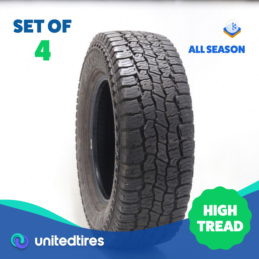 Set of (4) Used LT 275/70R18 Mazama Open Range A/T SQM-3 125/122S – 14-16/32