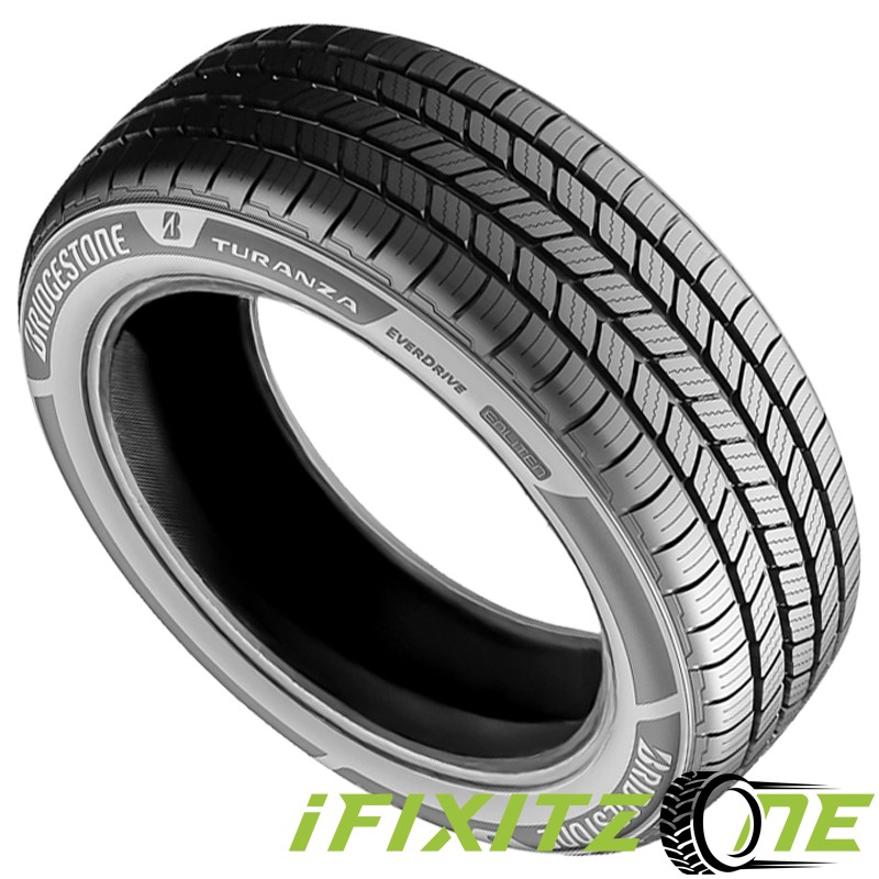 1 Bridgestone Turanza EverDrive 205/65R16 95H Tires 800BB UTQG W/80,000 Mileage