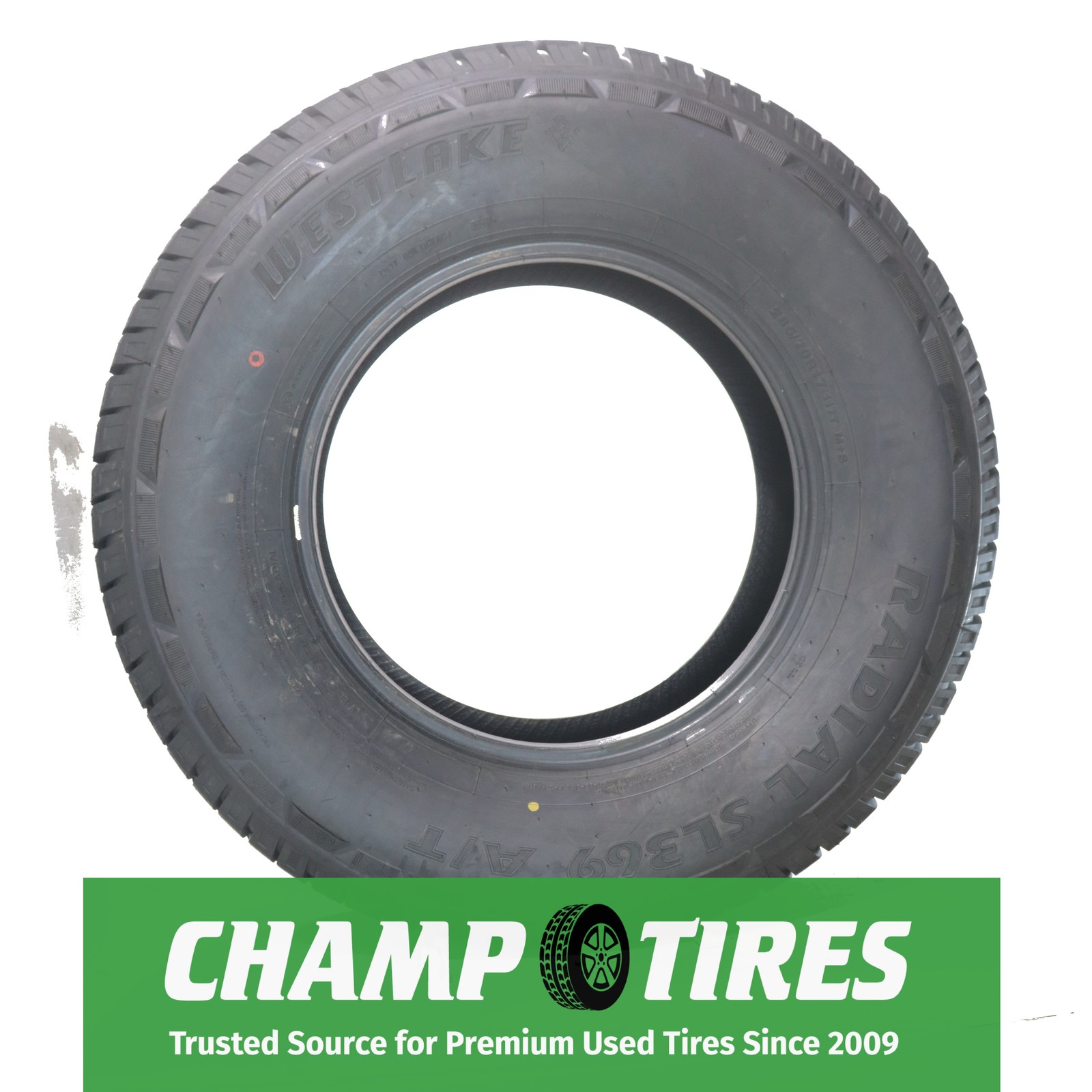 P285/70R17 Westlake Radial SL369 A/T Takeoff 117 T Used 13/32nds