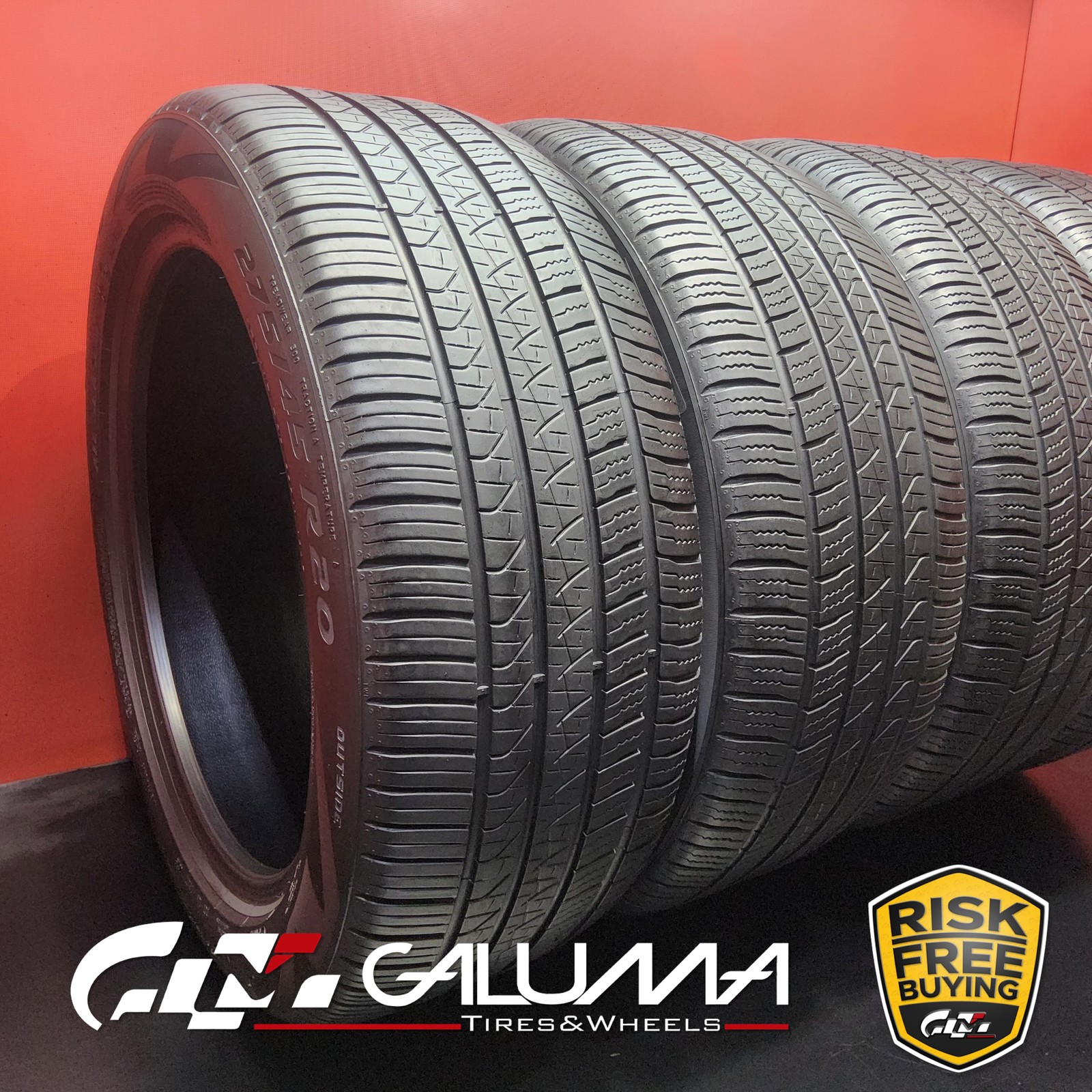 4 Tires LikeNEW Pirelli Scorpion Zero A/S RunFlat ★ 275/45R20 No Repairs #96165