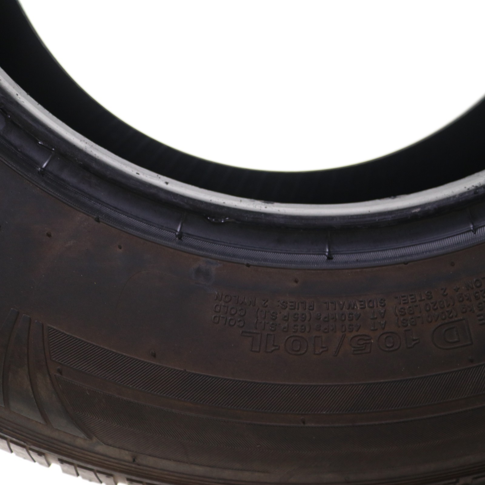Set of 4 Used ST 205/75R14 Castle Rock Radial ST226 – 105/101L – 7/32 No Repairs