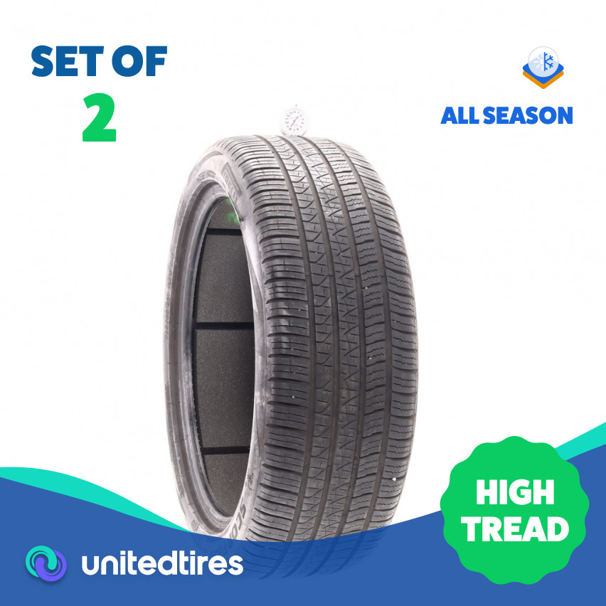 Set of (2) Used 245/45R21 Pirelli Scorpion Zero J LR PNCS 104W – 8/32