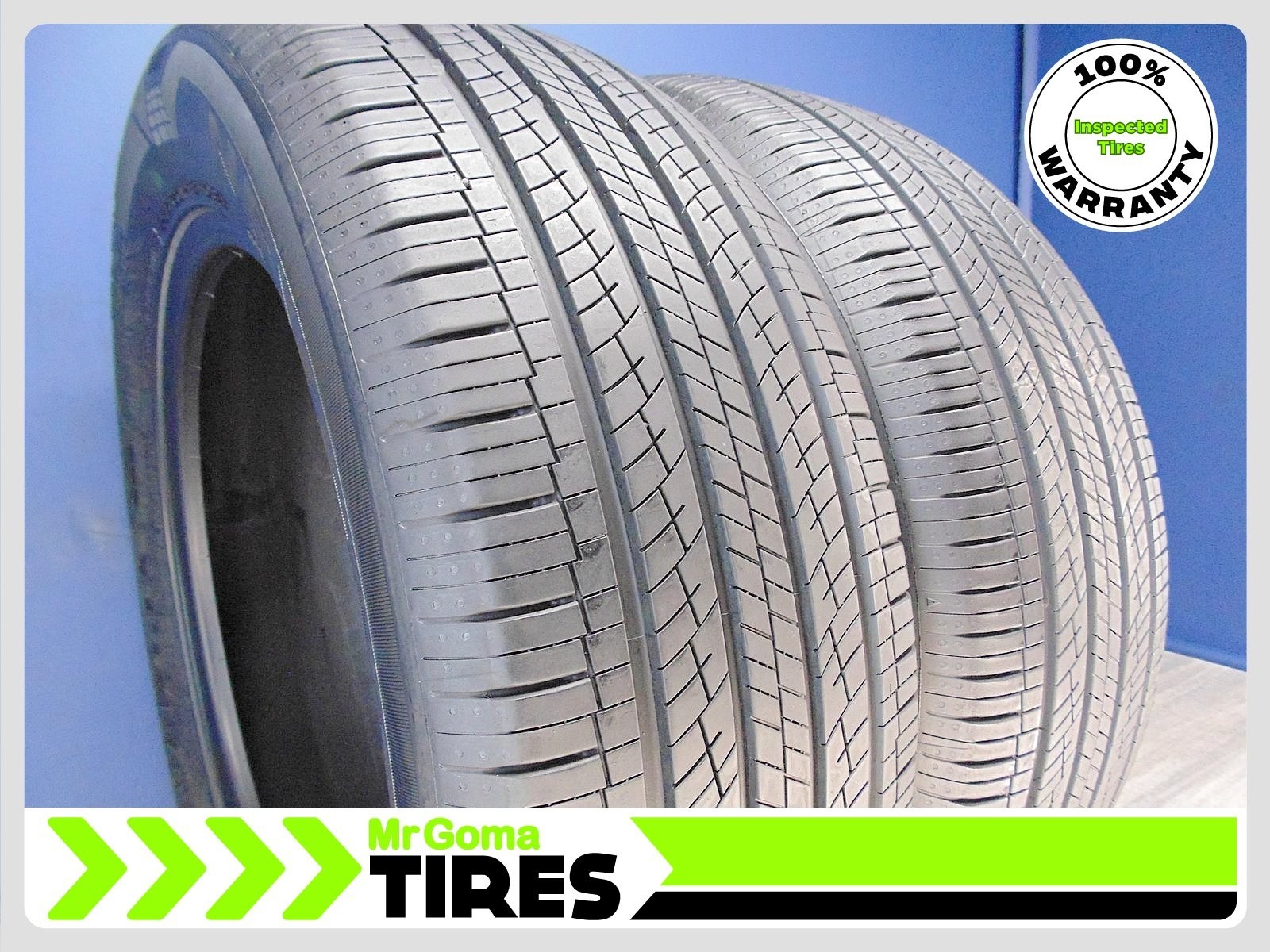2 NEXEN ROADIAN GTX SUV 235/60R18 USED TIRE 8.1/32 TREAD 103H 2356018