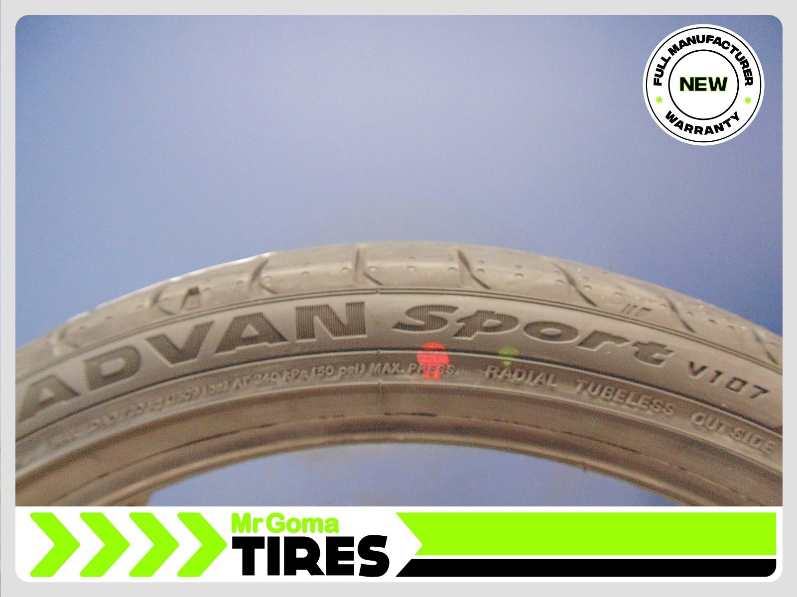 SET OF 2 BRAND NEW 275/30ZR20 YOKOHAMA ADVAN SPORT V107 XL TIRES 97Y 2753020