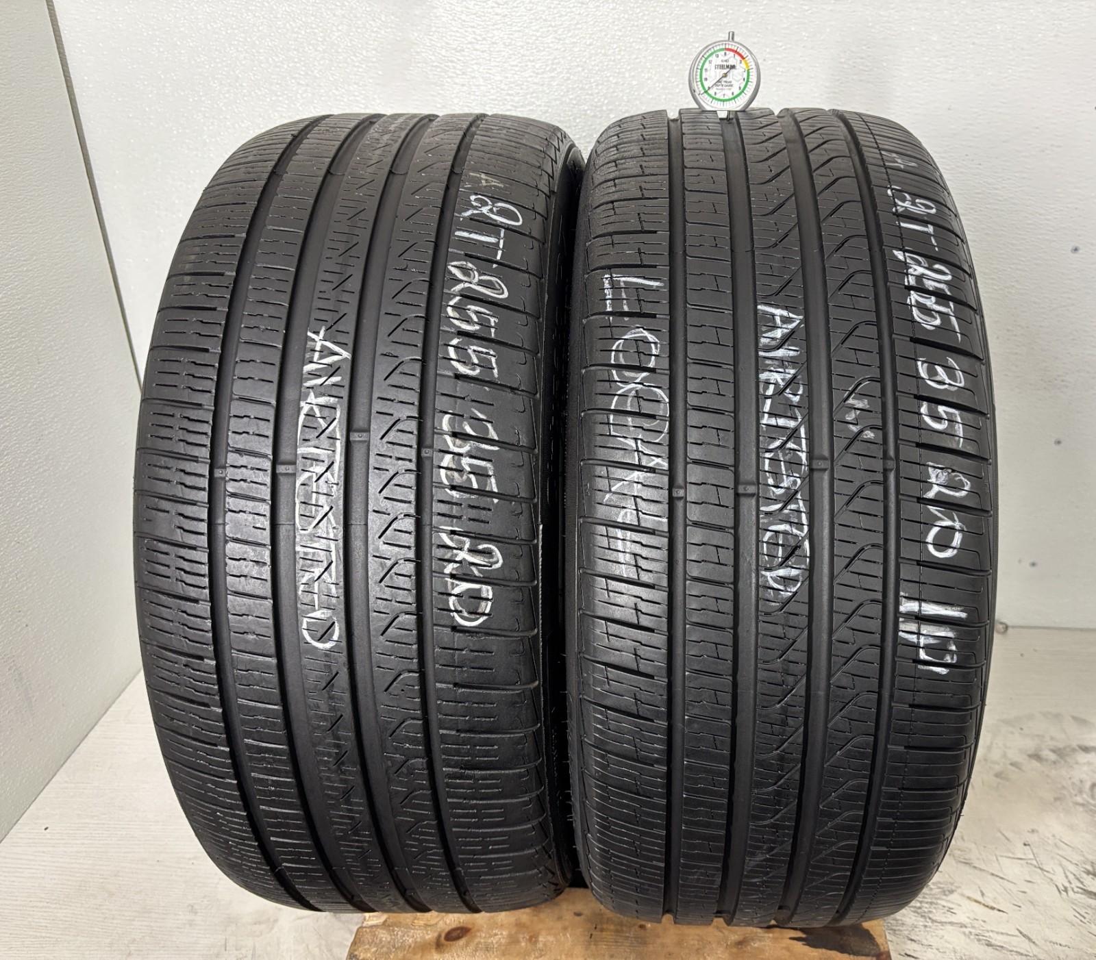 NO SHIPPING ONLY LOCAL PICK UP 2 Tires 255 35 20 Pirelli Cinturato P7 (VOL)