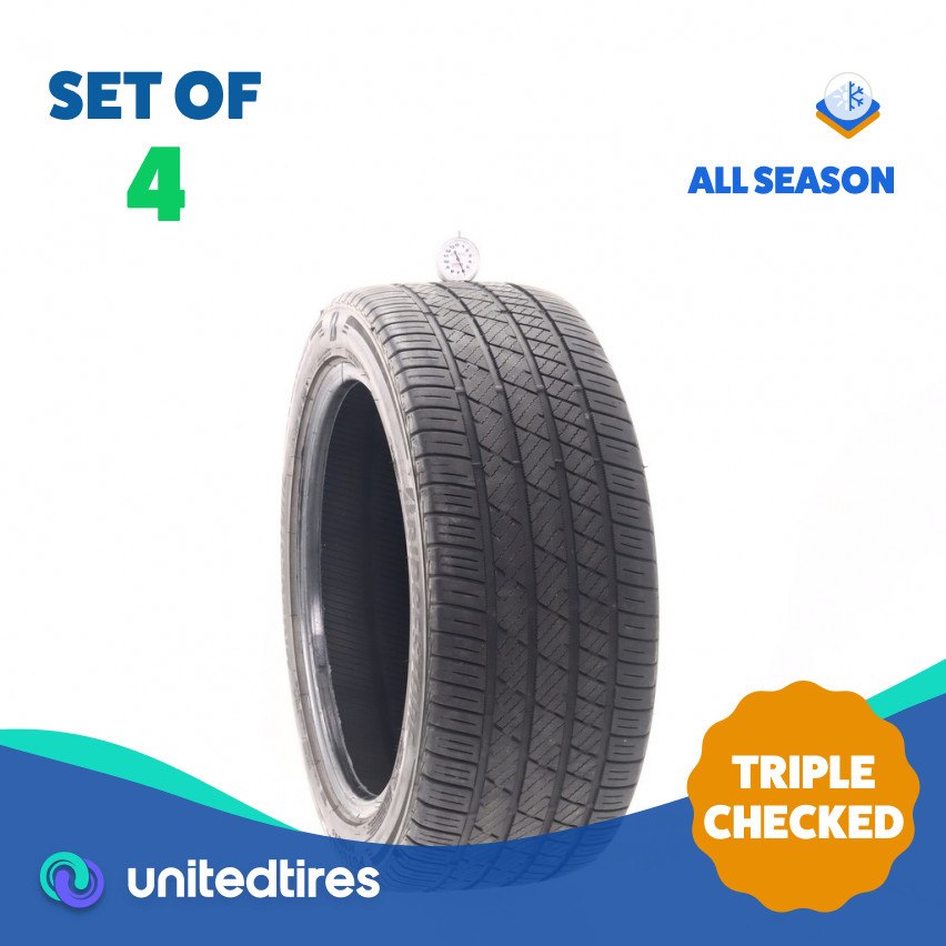 Set of (4) Used 245/45R18 Bridgestone Potenza RE980AS 100W – 6-7/32