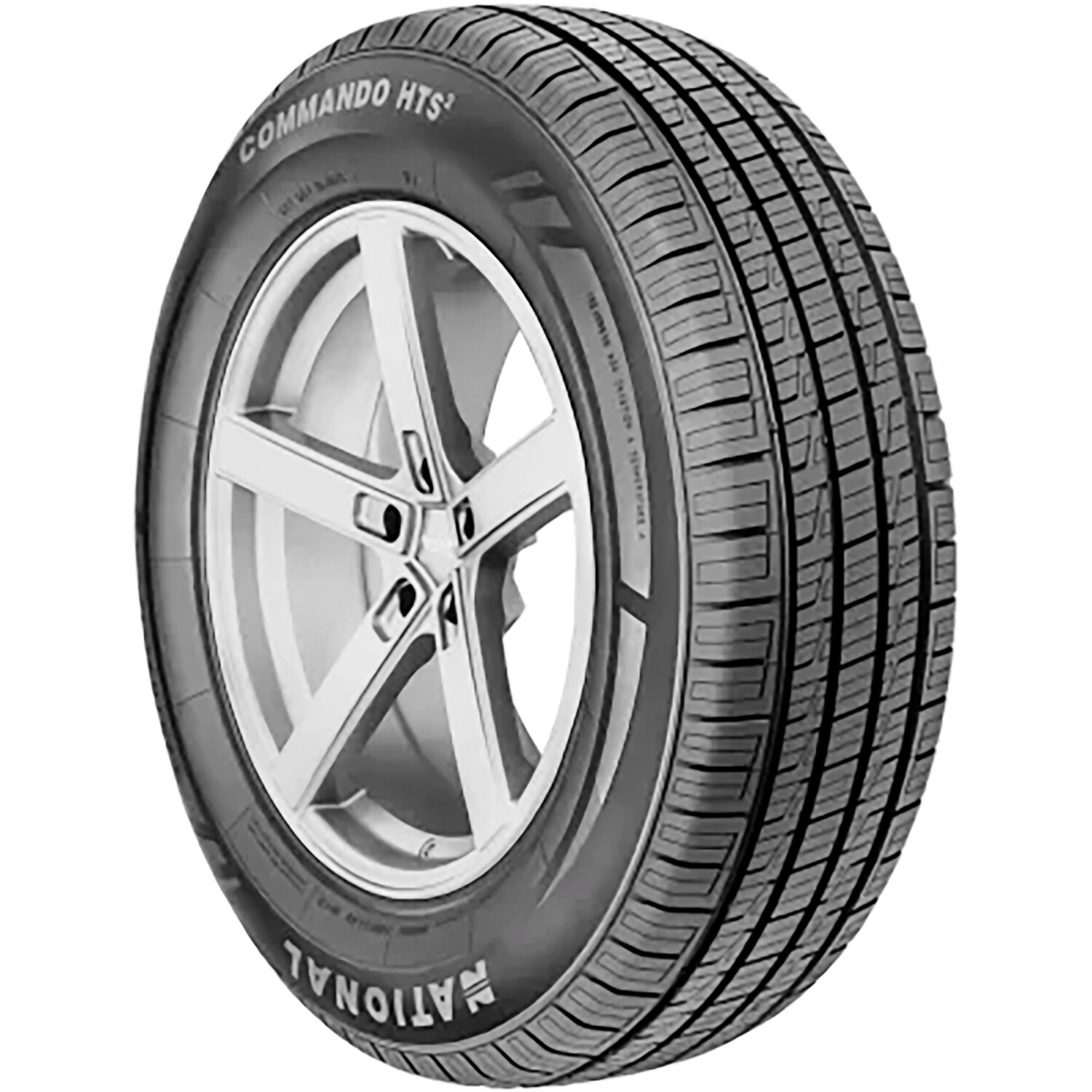 Tire LT 235/80R17 National Commando HTS 2 Light Truck Load E 10 Ply