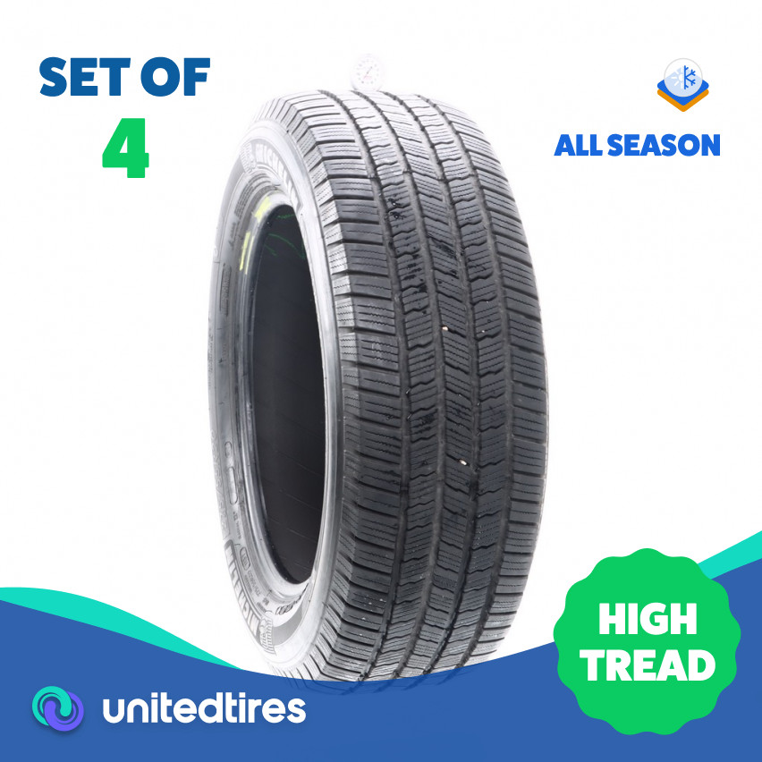 Set of (4) Used 275/55R20 Michelin Defender LTX M/S 113T – 8-10/32 (19OTU)