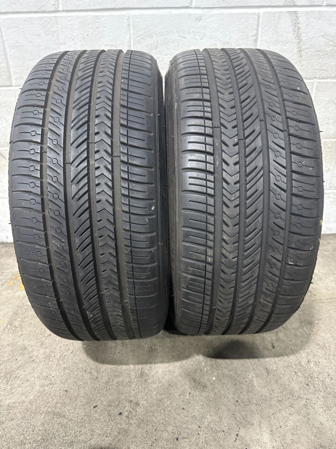 2x P255/35R21 Michelin Pilot Sport A/S 4 TO 9/32 98 W Used Tires 2553521