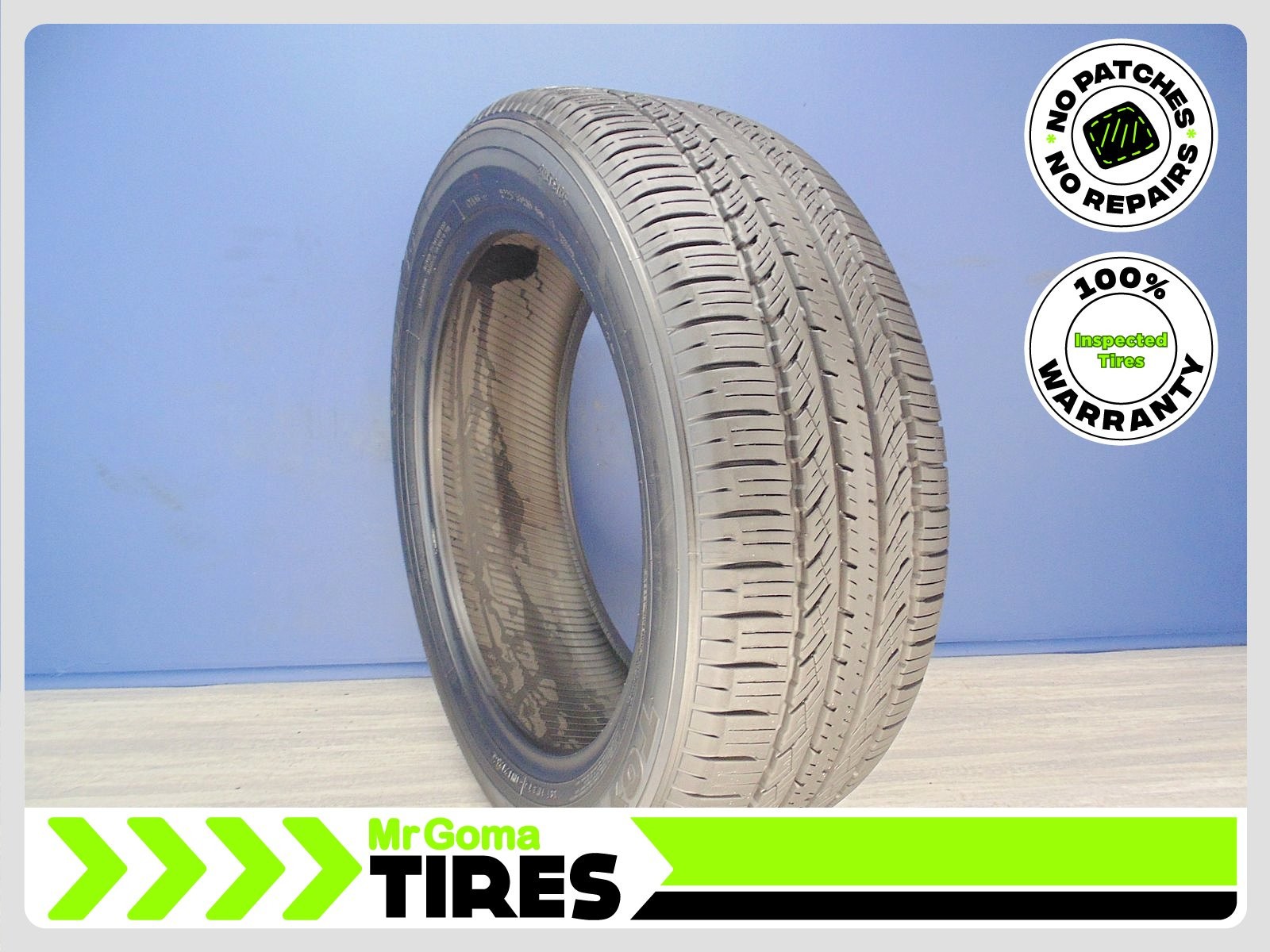 1 TOYO A36 P225/55R19 USED TIRE 9.0/32 TREAD NO PATCH 225/55/19 99V 2255519