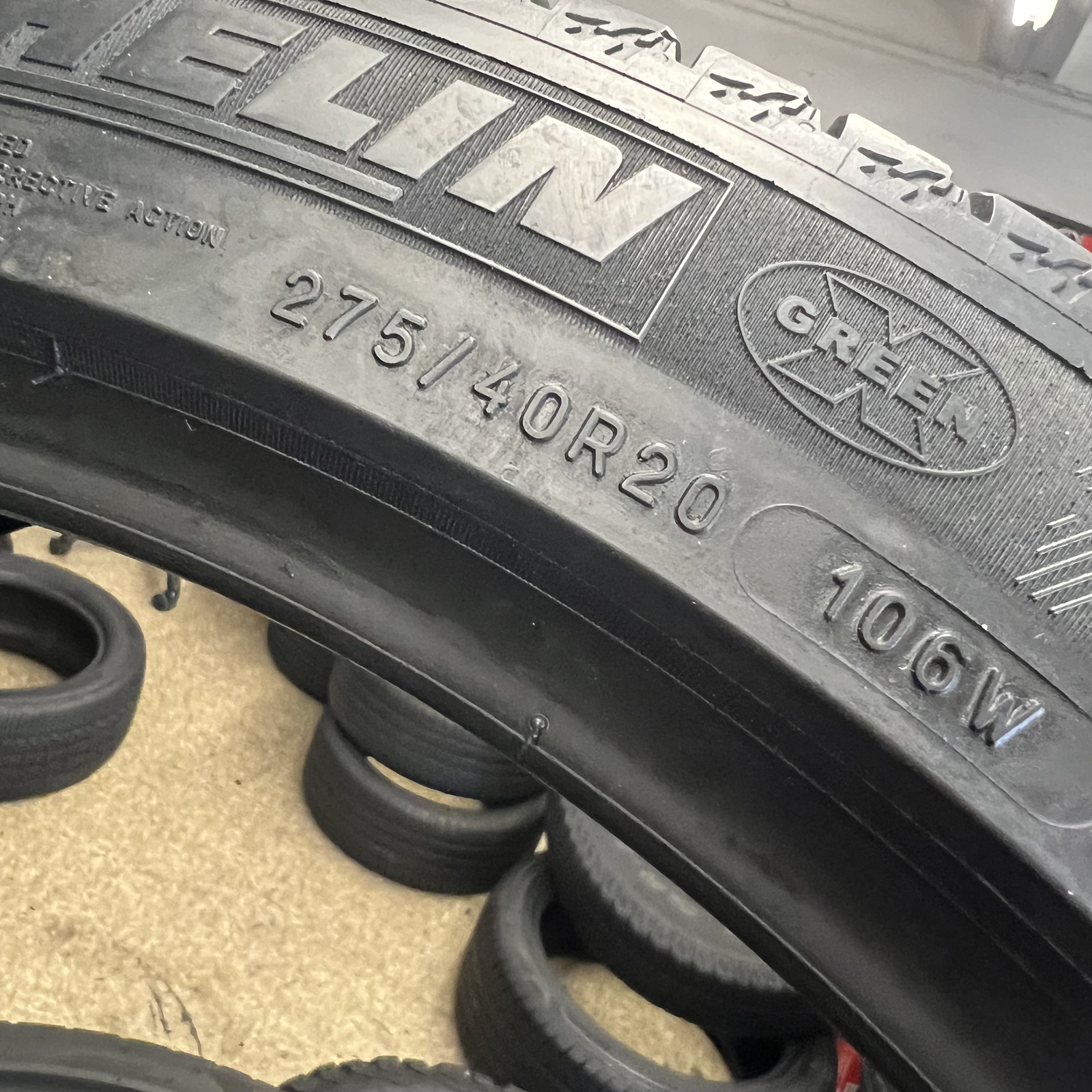 1 TIRE LikeNew Michelin Latitude Sport 3 ZP RunFlat BMW 275/40/20 275/40R20 106W