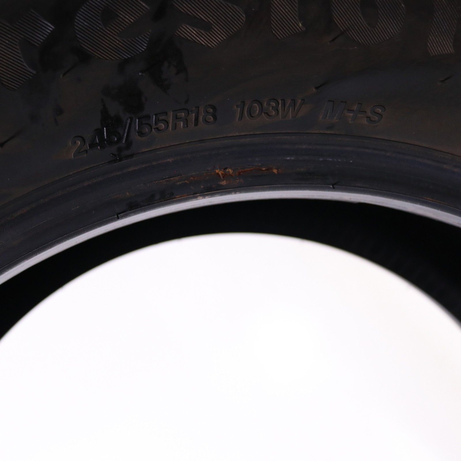 Set of 2 Used 245/55R18 Firestone Firehawk Pursuit – 103W – 8/32