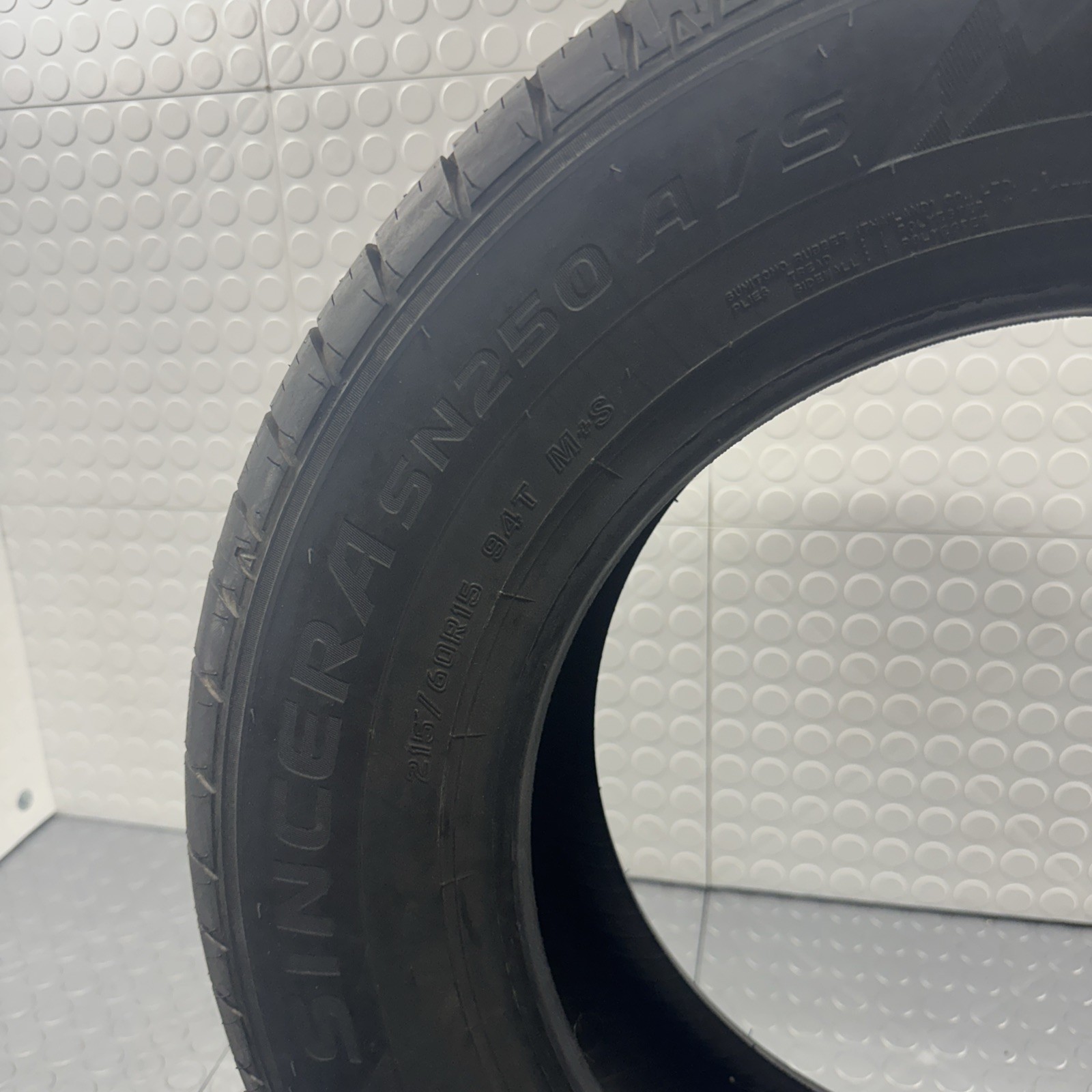 One (1) New Tire Falken Sincera SN250 A/S 215/60R/15 94T