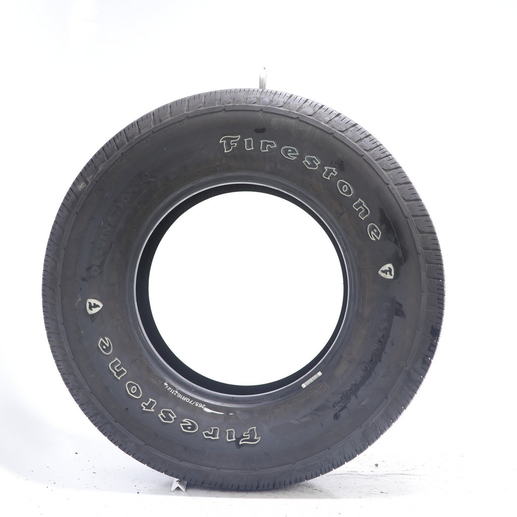 Set of (4) Used 265/70R16 Firestone Destination LE3 112T – 6-7.5/32
